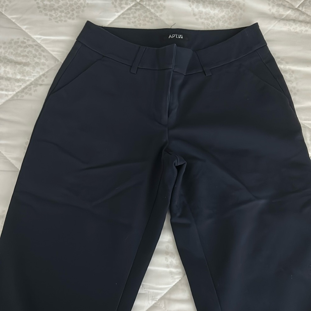 Petite navy blue pantsuit